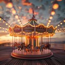 a serene carnival tune evoking peaceful joyful moments