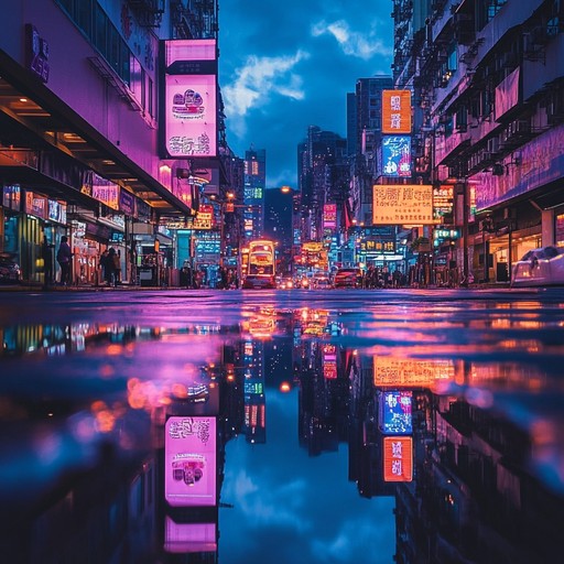 This track captures the essence of a bustling cityscape interwoven with the serene reverberations of an imaginary metropolis. The music creates an auditory illusion of buildings and spaces vibrating with both energy and a ghostly presence, reflecting the dual nature of urban life.