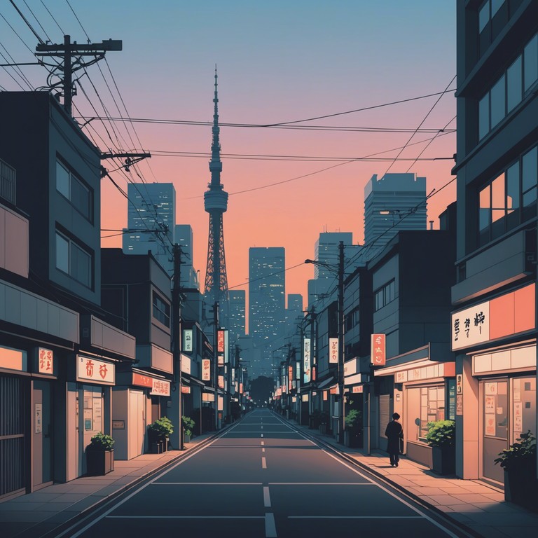 This track captures the introspective essence of tokyo's quiet moments amidst the bustling city. Through delicate piano tunes, each note resonates with the feeling of being alone in a massive, sleepless metropolis.