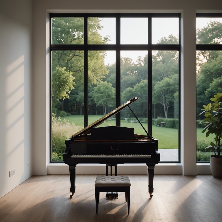 Delve into a composition where each note on the piano is a soft step towards self realization, enhanced by a lofi backdrop that embraces both calm and subtle energy. Ideal for moments of personal achievement or peaceful reflection in a quiet setting.