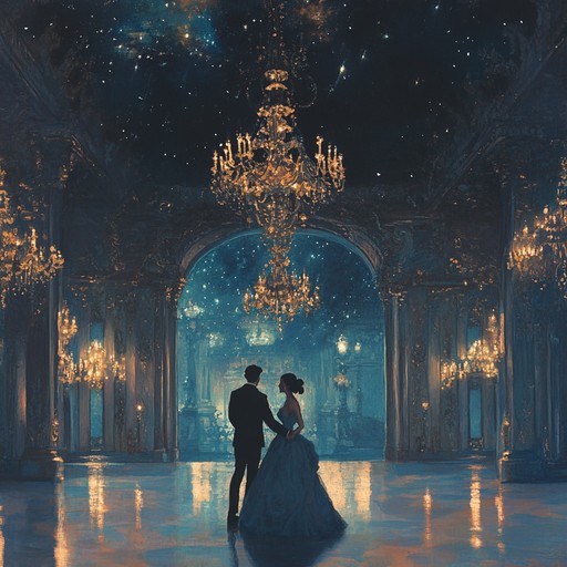 Experience the timeless charm of a classic waltz, evoking the serene beauty of a night under the stars. A lush orchestral arrangement creates an atmosphere of romance and elegance, enveloping listeners in a captivating melody.