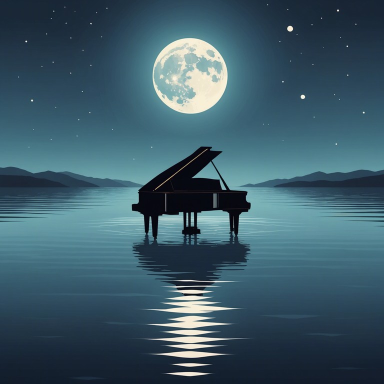 Experience the gentle touch of piano keys creating a soundscape that mirrors solace and beauty on a tranquil night. Each note is crafted to calm the mind and soothe the soul, making it an ideal backdrop for moments of introspection or quiet reading.