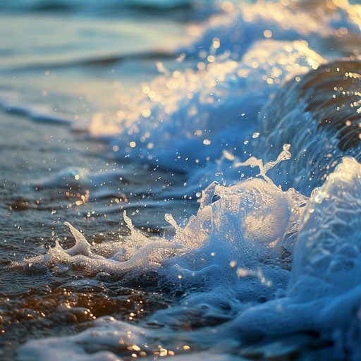 Gentle ocean waves lap against the shore as seagulls call out in the distance. Soft pads and nature sounds create a tranquil, peaceful atmosphere perfect for unwinding, meditating, or drifting off to sleep.