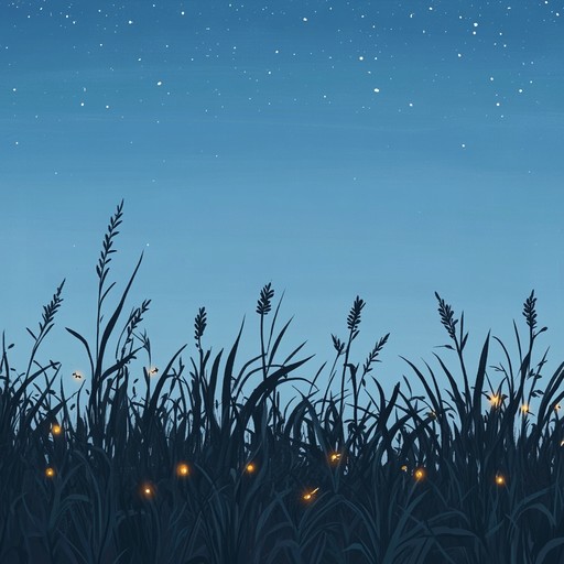 A gentle, soothing instrumental lullaby that paints a picture of fireflies twinkling in the night sky over a peaceful meadow. The melody flows softly like a gentle breeze, bringing feelings of warmth and tranquility. Ideal for relaxation and peaceful sleep.