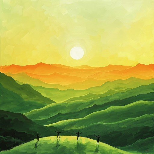 An upbeat, traditional instrumental piece inspired by the early morning dances seen in rural hillscapes. The song captivates with its infectious energy and vibrant melodies, evoking the warmth of a new day and the unity of community gatherings. Featuring traditional instruments and folk rhythms, it paints a picturesque scene of nature's beauty and human joy in harmony.