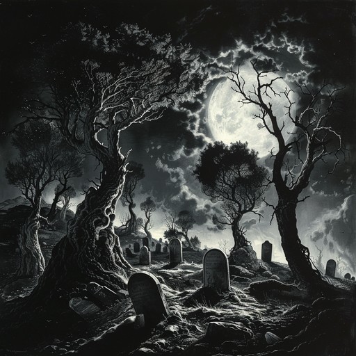 This instrumental features a haunting organ melody that weaves through a dark, gothic landscape. The somber tones and shadowy motifs create a foreboding atmosphere, ideal for invoking a sense of doom and unease.