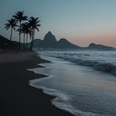 a gentle samba rhythm flowing under moonlit skies.