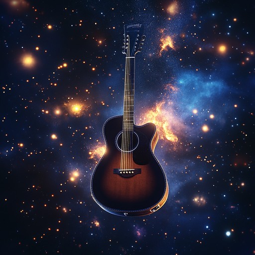 A soothing fusion of bossa nova guitar and celestial tones, creating a dreamy journey through the stars.