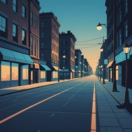 guitar echoes on a quiet night