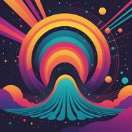 explore vibrant, funky realms of psychedelic joy