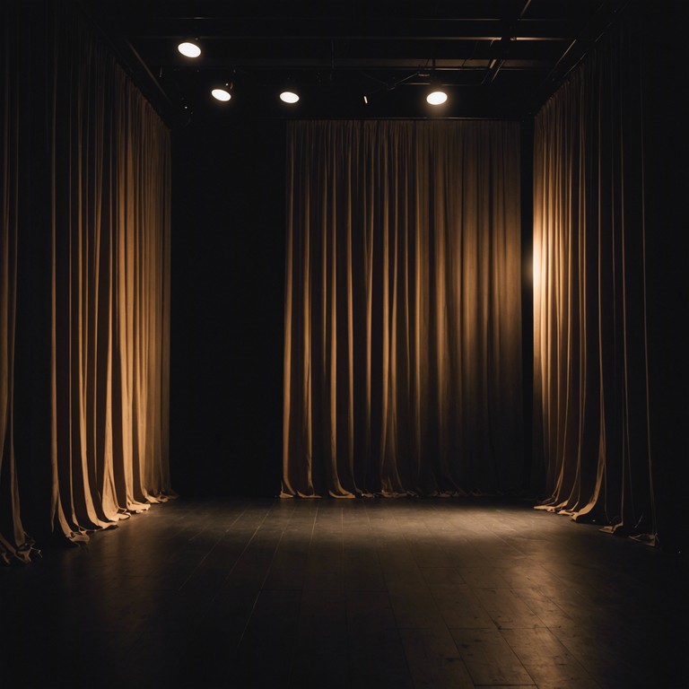 This tranquil broadway inspired composition transports the listener backstage, just moments before the curtains lift. Soft, emotive, and enveloping, this piece captures the quiet anticipation felt by performers, enveloped in a serene musical embrace. The gentle rolling of piano keys mimics a lulling whisper among the draped velvets and muted conversations of stagehands.