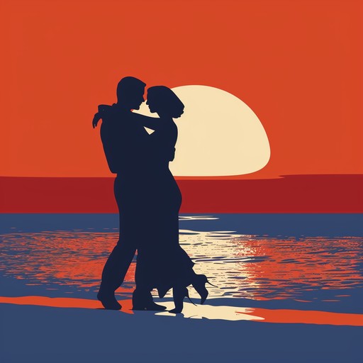 A smooth, relaxed tango with warm, gentle accordion melodies flowing over a soft, rhythmic backdrop, invoking the warmth of a sunset dance by the sea. The piece seamlessly blends traditional tango elements with modern warmth, creating an immersive, soothing atmosphere perfect for unwinding or a romantic evening.