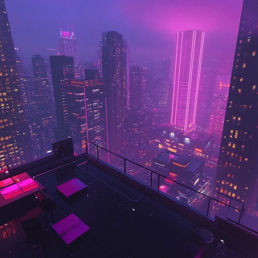 Wander through a futuristic cityscape draped in mysterious neon lights, with atmospheric synth arpeggios and dark undertones that evoke feelings of nostalgia and intrigue