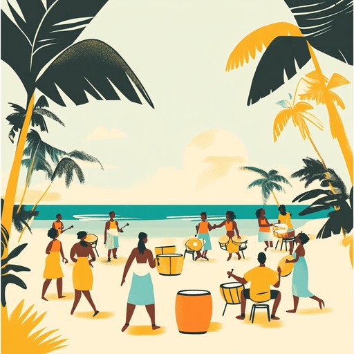 A lively and vibrant instrumental track that captures the essence of caribbean festivals, using upbeat steel drum melodies and spirited horn sections to evoke an atmosphere of joy and freedom. It’s a call to dance and celebrate under the tropical sun.