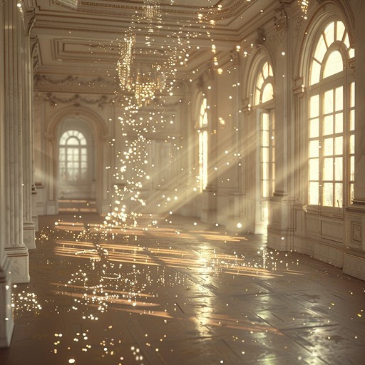 Picture a forgotten ballroom, its grandeur fading. A haunting piano melody captures moments of longing and reflection, each note shimmering like a distant memory bathed in glitter. The composition moves between light and shadow, gentle arpeggios echoing through the abandoned space, conjuring an atmosphere both melancholic and mesmerizing.