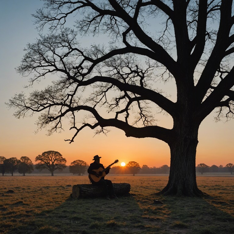 An evocative folk rock instrumental drawing from serene, reflective landscapes, intertwined with the soothing strum of an acoustic guitar reflecting a journey through memories and quiet introspection. Designed to evoke feelings of nostalgia, peace, and the passage of time, the music gently guides the listener across a soundscape filled with the echoes of yesterday.