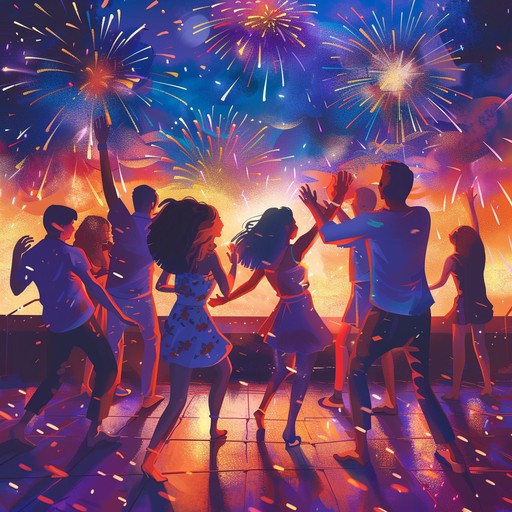 This lively instrumental captures the essence of festive celebrations with rocking guitar riffs and pulsating dance beats. Designed to get everyone on their feet and into the party spirit, it's the perfect soundtrack for any holiday gathering or street festival.