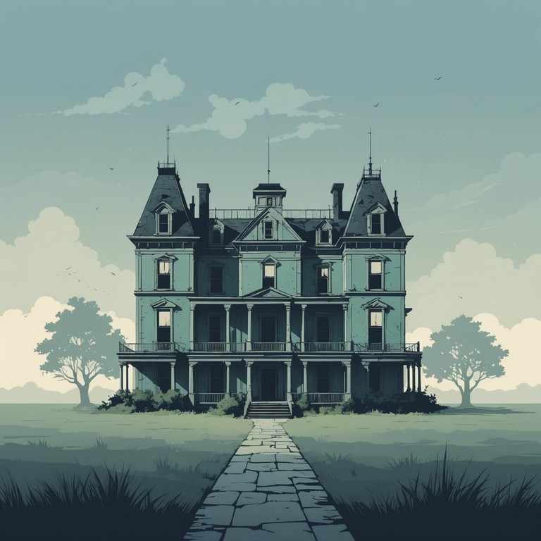 In an immersive track that captures the spirit of ancient secrets and bygone eras, this composition uses unconventional sound layers and ghostly echoes to evoke a feeling of wandering through a long abandoned mansion. The eeriness is punctuated by moments of intense silence and sudden whispers, creating a hauntingly eclectic auditory experience.