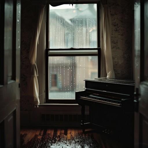 A beautifully crafted instrumental that captures the essence of sorrow and solitude, using gentle piano strokes to convey a narrative of loss and longing on a rainy day. The serene progression of chords coupled with subtle nuances creates a profoundly emotional experience. It's a hauntingly beautiful testament to moments of reflection and heartache, perfect for introspective moments.