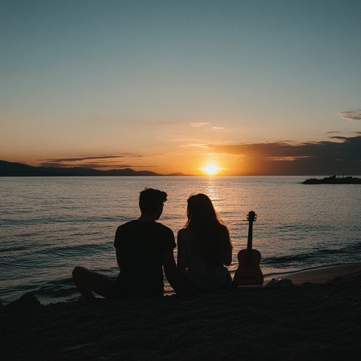 Joyful and romantic acoustic guitar instrumental evokes the warmth and excitement of a summer romance, perfect for sunset walks on the beach