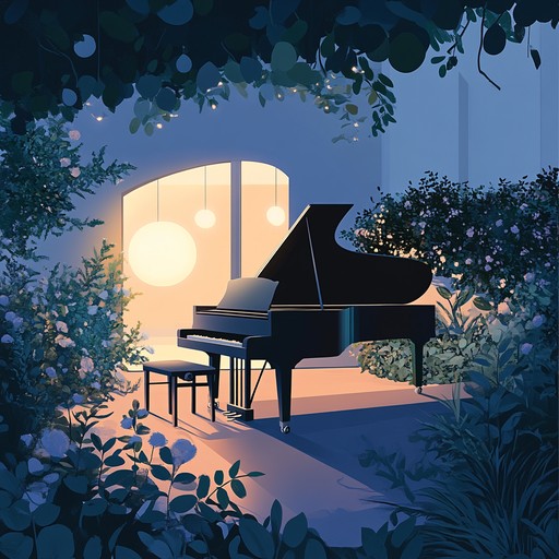 A tranquil instrumental waltz that captures the serene atmosphere of twilight, with flowing melodies and soft harmonies that evoke feelings of peace and introspection.