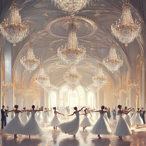 A cheerful instrumental waltz that evokes images of dancers spinning gracefully in a sunlit ballroom, with melodies that uplift the spirit and bring smiles to listeners.