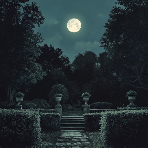 Inspired by quiet moonlit nights, this track encapsulates the peaceful feeling of nocturnal serenity with soft, flowing melodies that evoke a sense of wonder and tranquility amidst the subtle brilliance of moonlight. The music gently meanders, capturing the whimsical essence of a quiet, magical evening under a starlit sky.