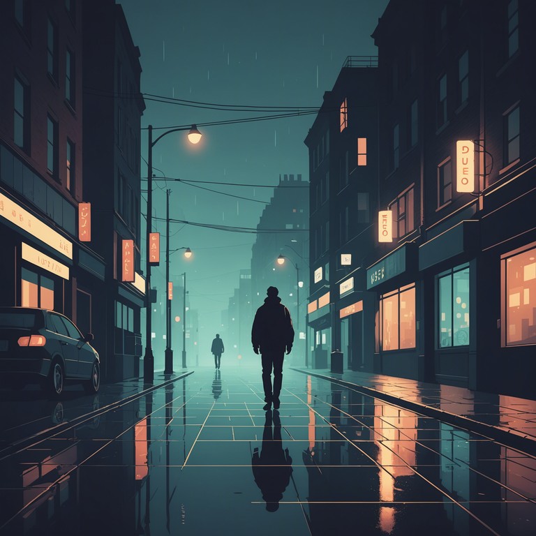 A deep dive into the solitude of urban life, captured with a driving beat that mirrors the constant movement of city lights. Featuring a blend of moody synths and echoing drum patterns, this track reflects the introspective journey of a lone wanderer through the bustling cityscape at night.