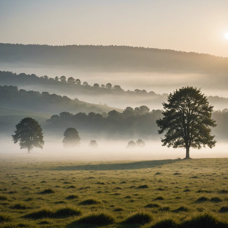 In this composition, the gentle and repetitive plucking of a koto evokes the softness of early morning light filtering through dew soaked leaves, creating a tranquil soundscape ideal for meditation or quiet contemplation.