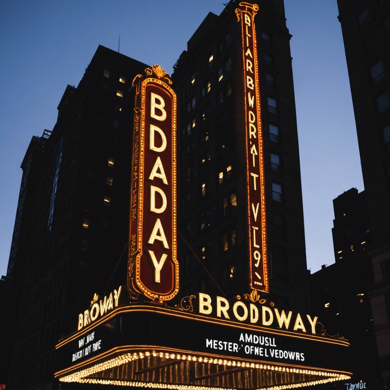 Crafted to stimulate the feel of a nighttime broadway extravaganza, this alternative piece emphasizes the piano's dynamic range to enhance the magic and anticipation of a performance under the stars.