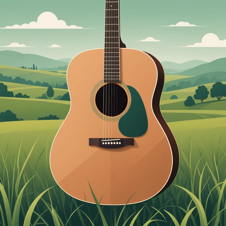 This alternative version focuses on a smooth acoustic journey, blending soft guitar strums with subtle natural ambiance, encouraging deep reflection on the landscapes and cultures that define our nation.