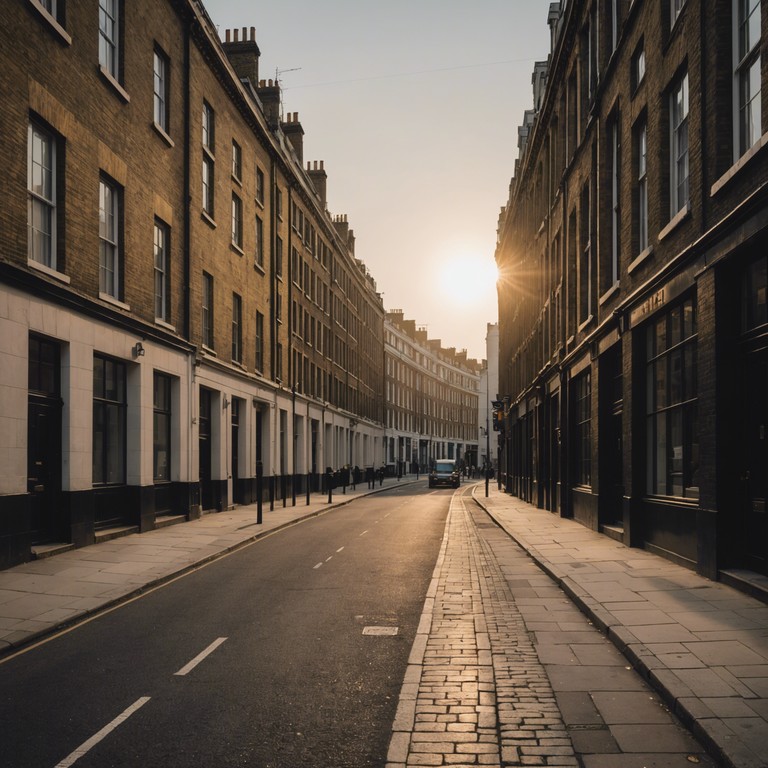 This track captures the essence of a fresh, bright london morning translated through the dynamic rhythms of uk garage. As the city awakens, the song's pulsating beats mingle with the soft, melodious tones of an electric piano, encapsulating a sense of renewal and optimism. Urban landscapes filled with the early morning hustle blend with moments of stillness, providing a rich, audio journey through the city's heart.