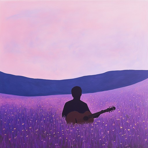 An instrumental piece that captures the essence of twilight over vast lavender fields, where mingling scents and colors inspire a serene dance of melodies.