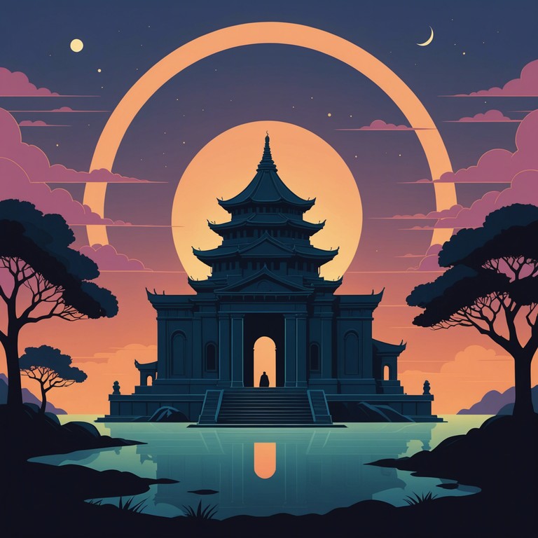 Combining the mystical sounds of traditional indian music with the driving force of rock, this track creates an ominous atmosphere that invokes the imagery of serpentine shadows slithering through an ancient temple's ruins.