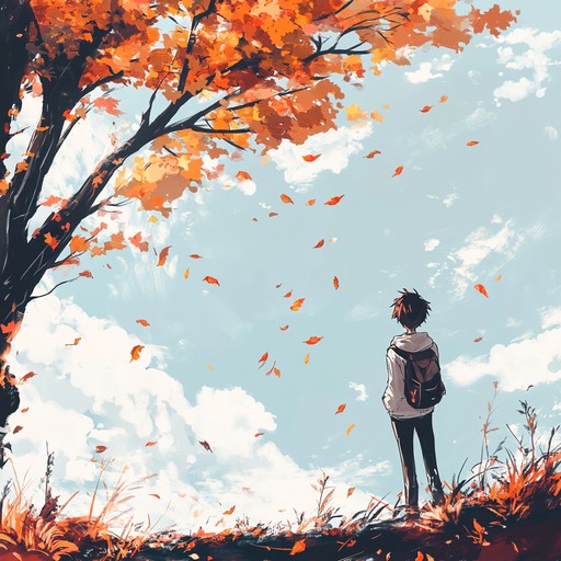 A piano and violin duet creating an atmosphere reminiscent of late autumn's fading light. The track's poignancy lies in its tender dynamics and its ability to capture an anime's most heartrending moments.