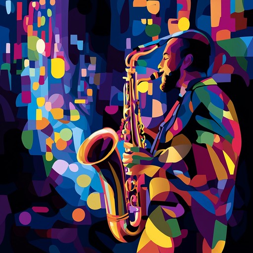 A lively instrumental track blending soulful jazz melodies with upbeat, funky rhythms. The song features vibrant brass sections, smooth bass grooves, and dynamic percussion, creating an exciting atmosphere reminiscent of a bustling city nightlife.