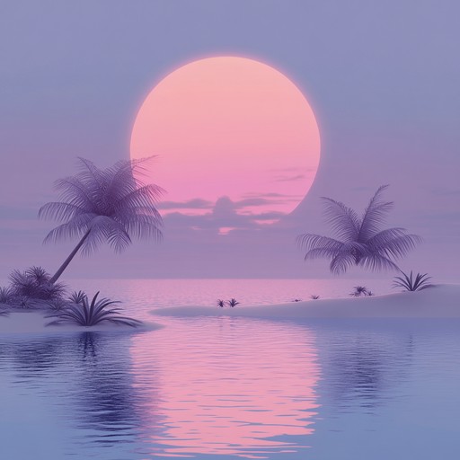 Experience the peacefulness of serene synths melding into an ambient, calming soundscape reminiscent of a tranquil seaside retreat, perfect for peaceful moments