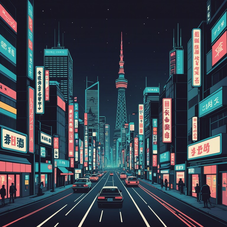 A track that encapsulates the bustling life of tokyo through vibrant and dynamic sounds, blending traditional japanese instruments with modern jpop sensibilities for a lively city atmosphere