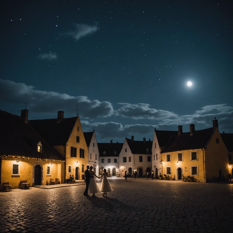 Imagine a folk setting where each note of the accordion plays under a starry sky, leading dancers through a narrative of an ancient dance reimagined with sultry undertones. The music slowly builds, taking its listeners on a journey through time and emotion. Intended to be both reflective and enthracing.