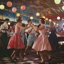 upbeat instrumental celebrates vintage retro party vibes