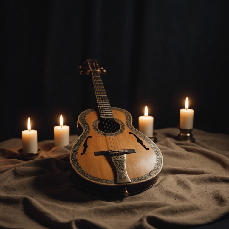 Delve into the heart of the night under the middle eastern moon, where each note from the oud captivates and carries you across the whispering sands.