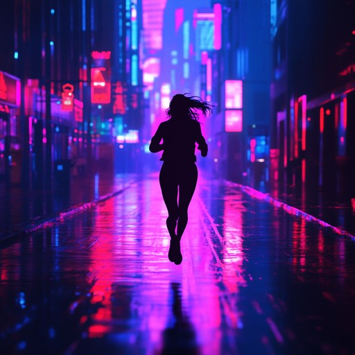 An instrumental dancepop track that combines suspenseful atmospheres with driving beats, featuring pulsing synths, haunting melodies, and a relentless rhythm that evokes a nocturnal chase through dark city streets.