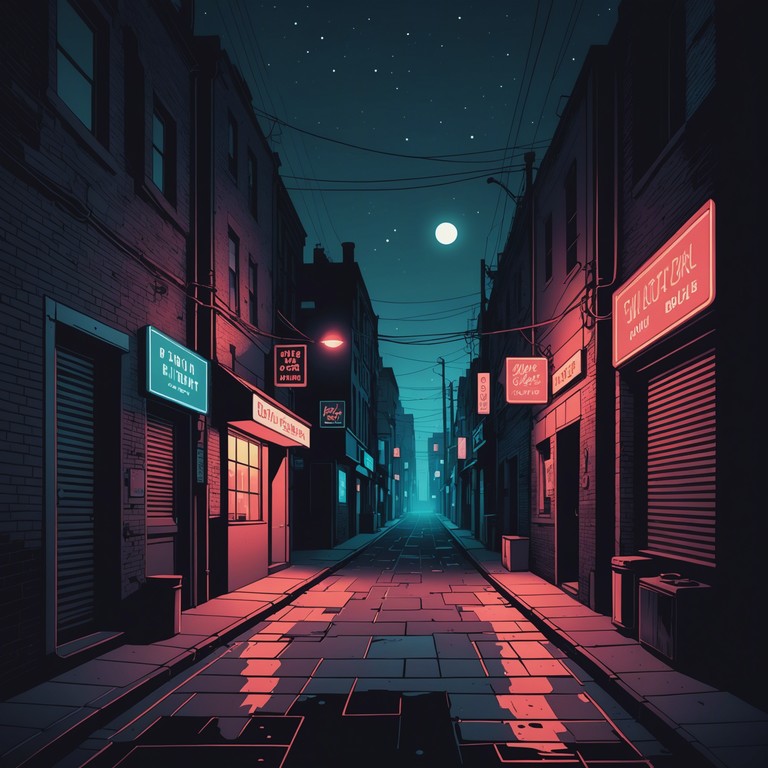 A deeper dive into the dark corners of urban environments during nighttime, with each synthesizer note drawing up the imagery of abandoned alleyways whispering in the cool night air.