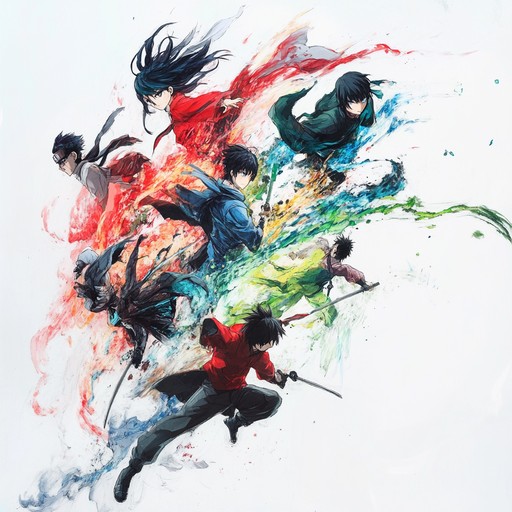 This track embodies the spirit of an adventurous anime protagonist, with an energetic and uplifting melody that captures whimsy and excitement. The electric guitar drives the song, supported by bubbly synthesizers and dynamic drums. Each section bursts with lively enthusiasm, making it perfect for opening sequences or scenes of high spirited fun and exploration