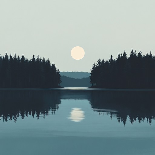 An instrumental suomipop melody inspired by the tranquil beauty of finland's forests, lakes, and midnight sun, evoking a peaceful and reflective atmosphere.