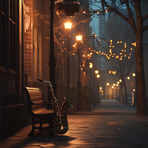 An instrumental smooth jazz track led by a soulful saxophone, embodying the peacefulness of an evening breeze, perfect for moments of relaxation and introspection.