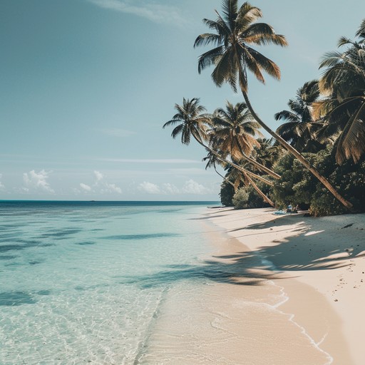 Immerse in a chill dancepop track featuring relaxing, rhythmic beats blended with soothing tropical melodies, evoking the warmth and serenity of a sunlit beach paradise.