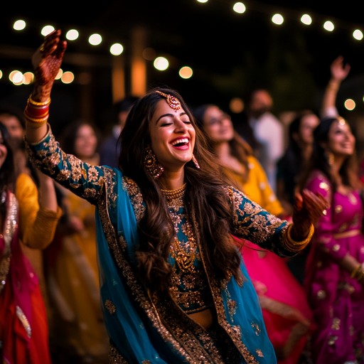 Immerse yourself in this gentle bhangra track with soft beats and tender melodies, perfect for a peaceful yet celebratory afternoon dance party. The track's smooth rhythms and delicate harmonies evoke a sense of joy and relaxation.