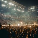 high energy anthem celebrating triumph with soaring guitar riffs