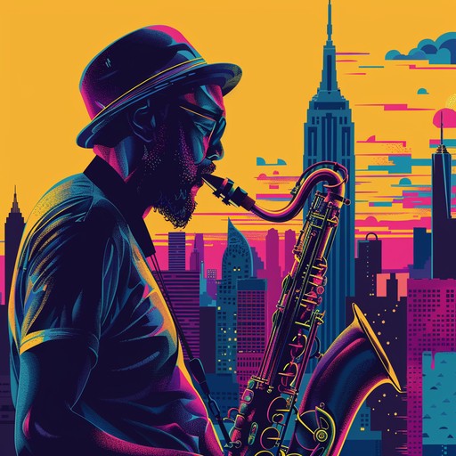 An invigorating, upbeat jazz piece centered around a powerful and energetic saxophone lead. The music is designed to inspire and uplift the listener, combining dynamic rhythms and harmonious undertones for a richly textured listening experience. Perfect for capturing moments of triumph and self confidence.